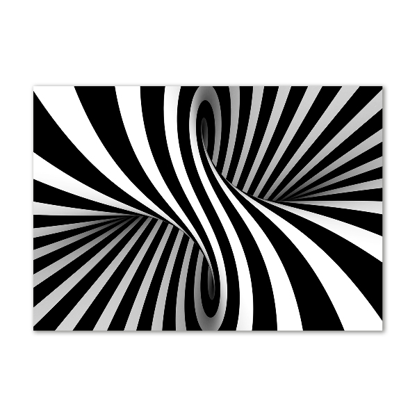 Glass acrylic wall art Abstraction vortex