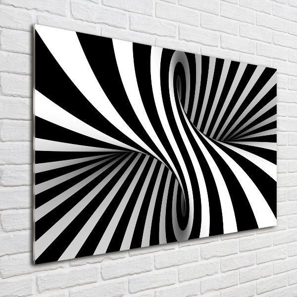 Glass acrylic wall art Abstraction vortex