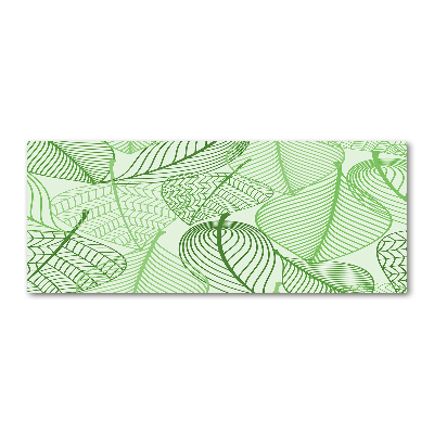 Print on acrylic Pattern leaves