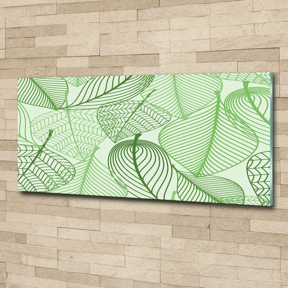 Print on acrylic Pattern leaves