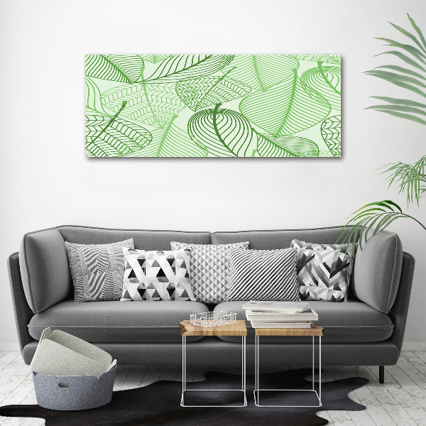 Print on acrylic Pattern leaves