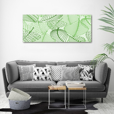 Print on acrylic Pattern leaves