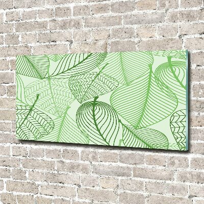 Print on acrylic Pattern leaves