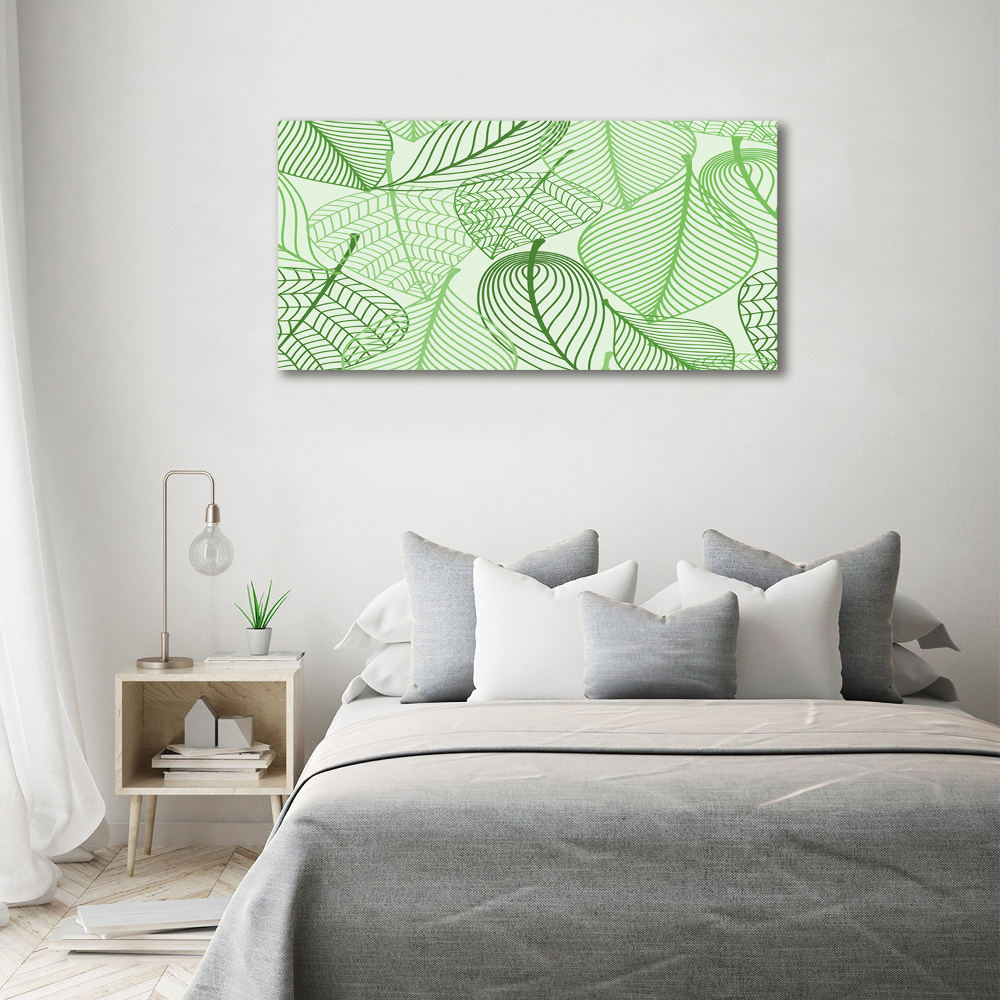 Print on acrylic Pattern leaves