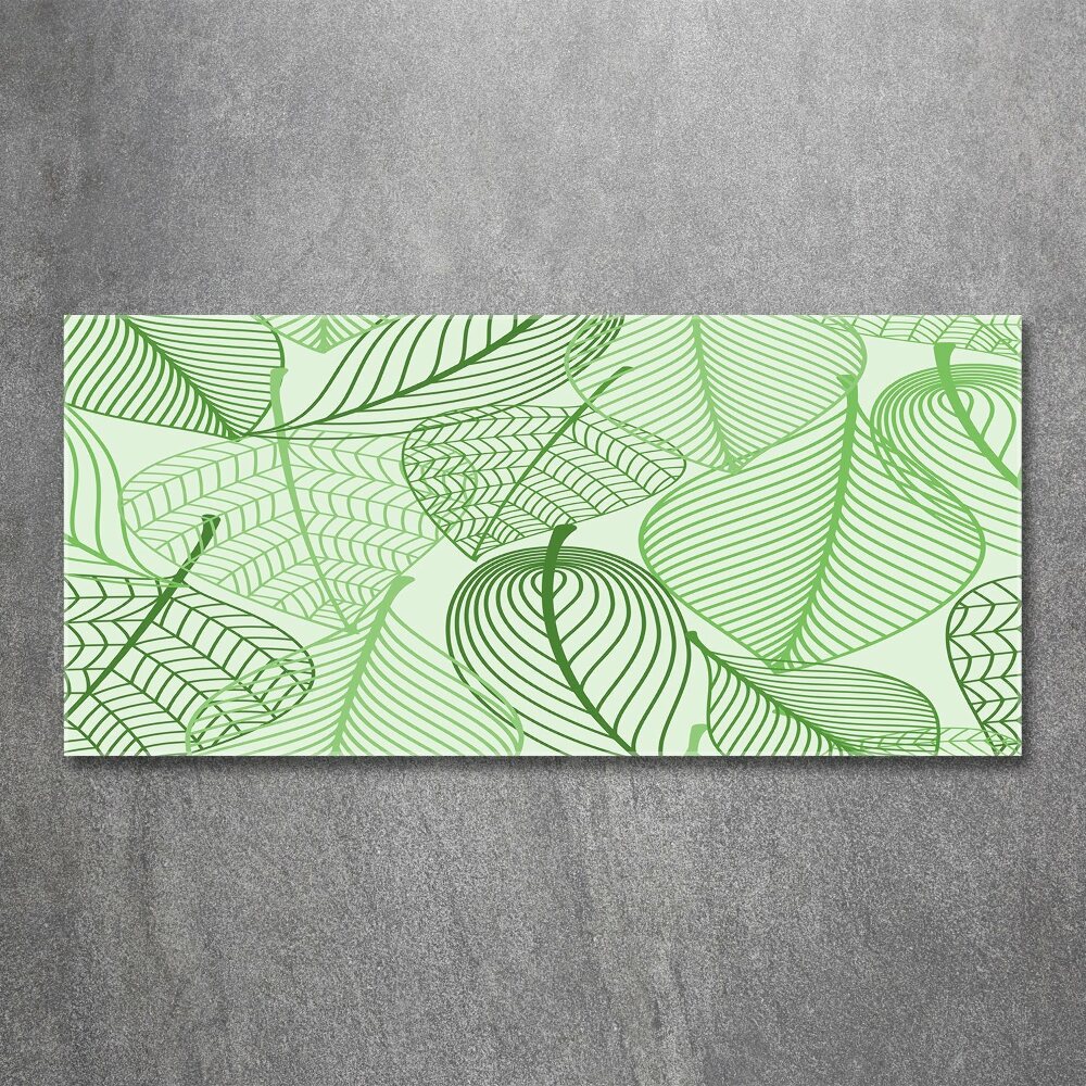 Print on acrylic Pattern leaves