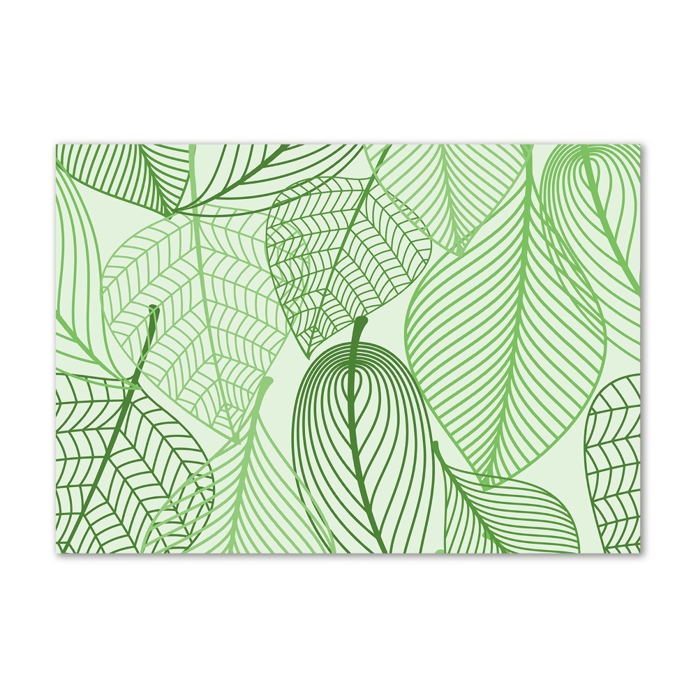 Print on acrylic Pattern leaves