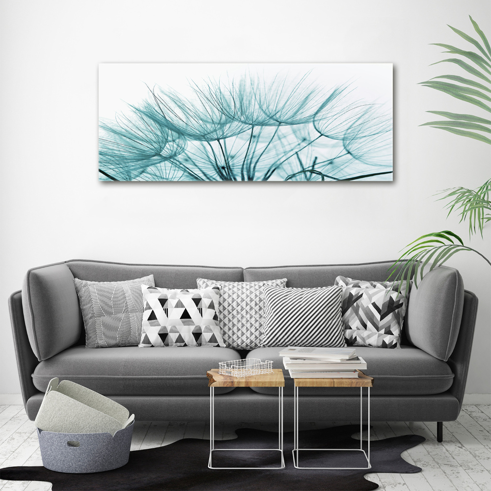 Print on acrylic Dandelion seeds