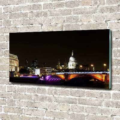 Print on acrylic Bridge at night