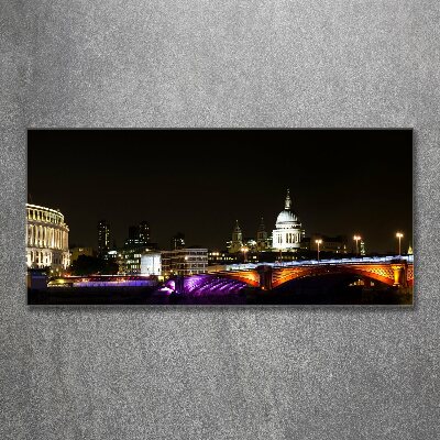 Print on acrylic Bridge at night