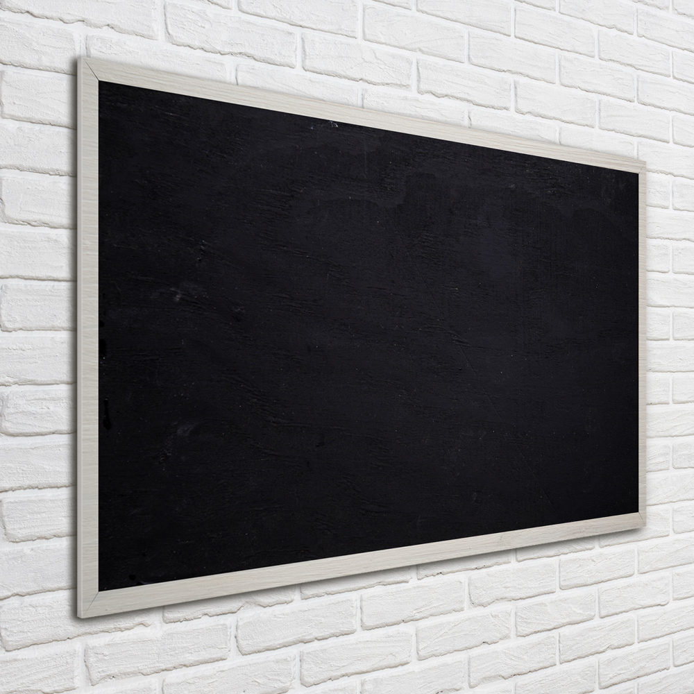 Glass acrylic wall art Black board