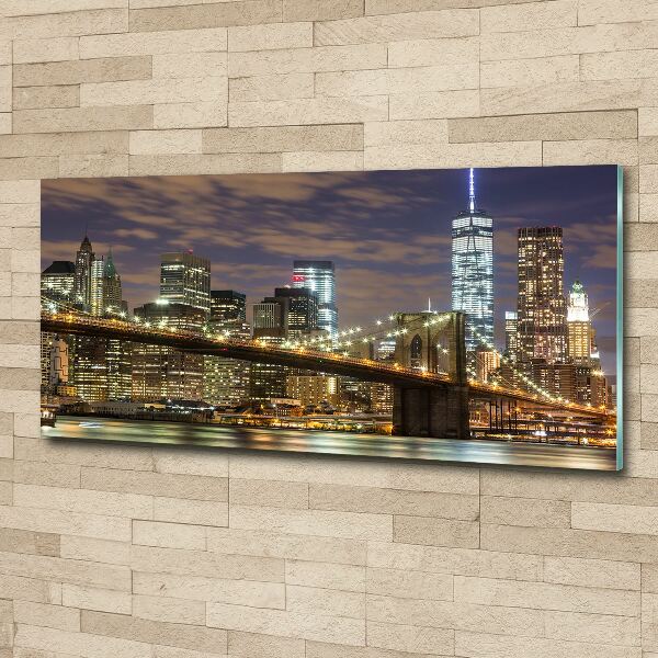 Acrylic wall art Brooklyn bridge