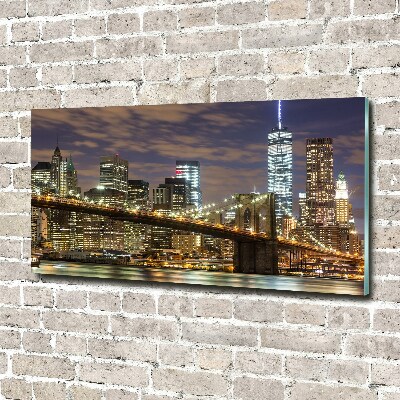 Acrylic wall art Brooklyn bridge