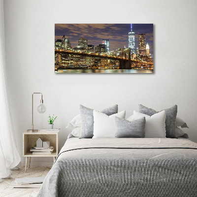 Acrylic wall art Brooklyn bridge