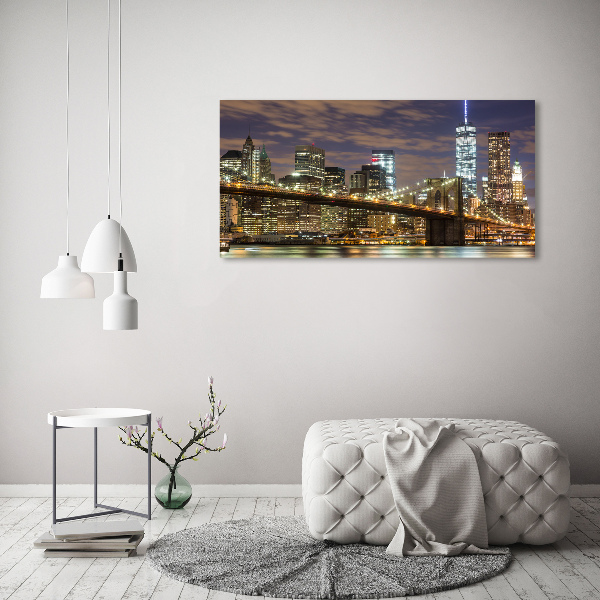 Acrylic wall art Brooklyn bridge