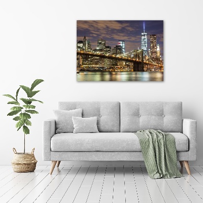 Acrylic wall art Brooklyn bridge