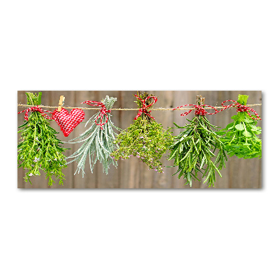 Print on acrylic Herbs on a string