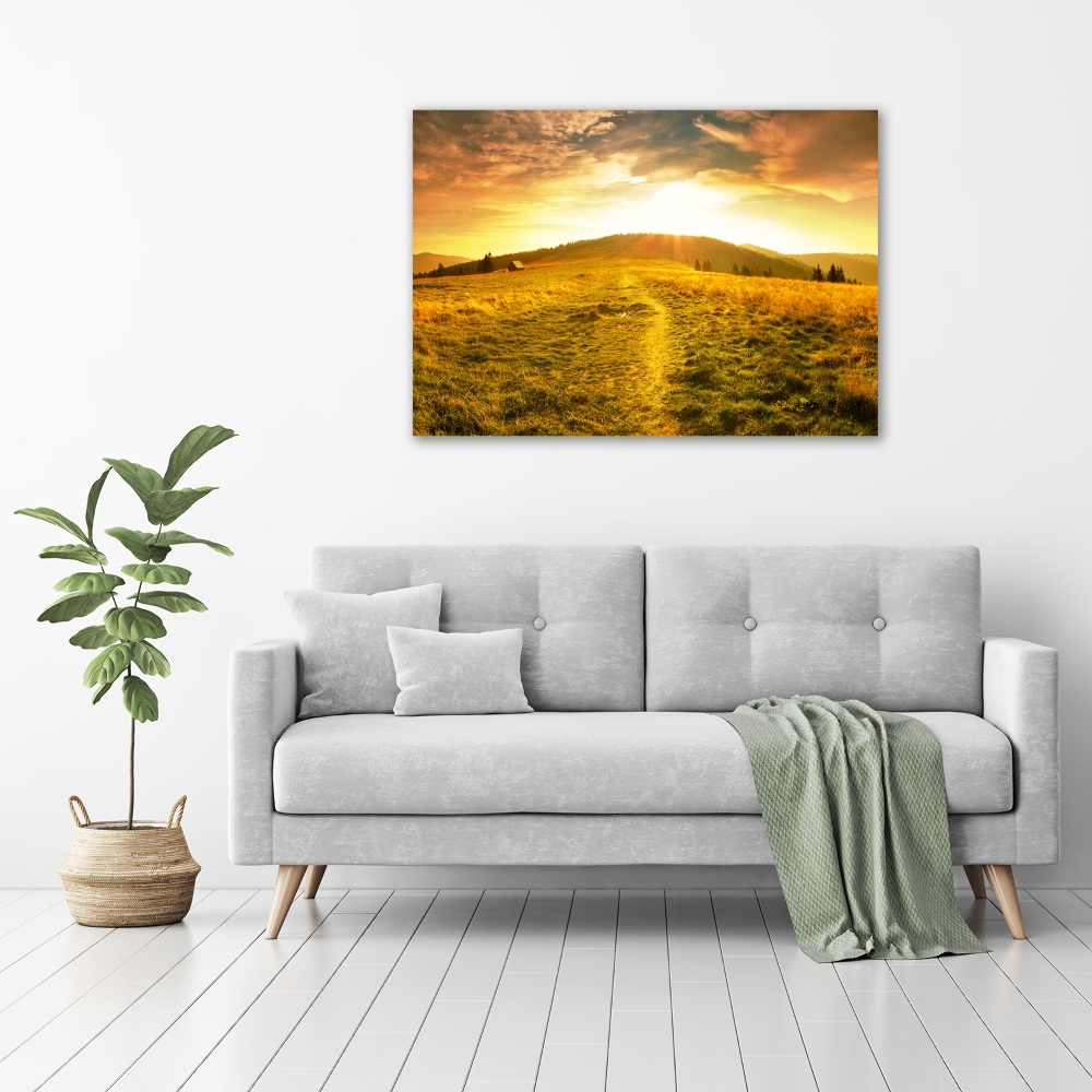 Print on acrylic Panorama of the Tatra Mountains