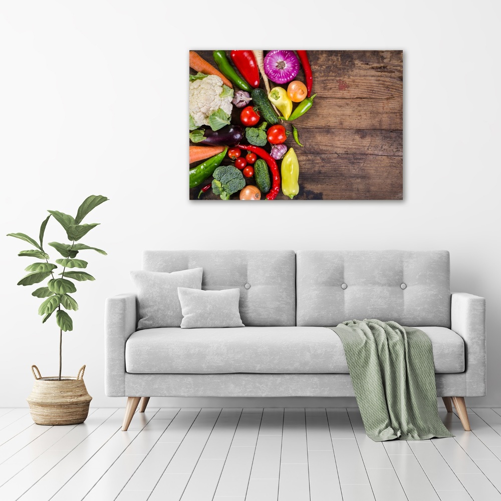 Wall art acrylic Vegetables