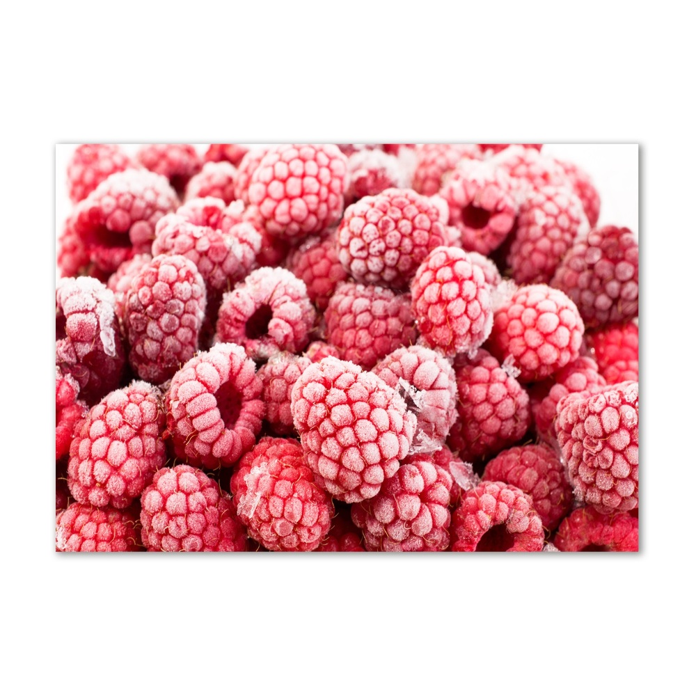 Wall art acrylic Frozen raspberries