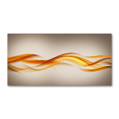 Glass acrylic wall art Wave abstraction