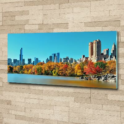 Acrylic print New York in autumn