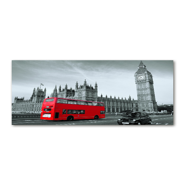 Print on acrylic London bus