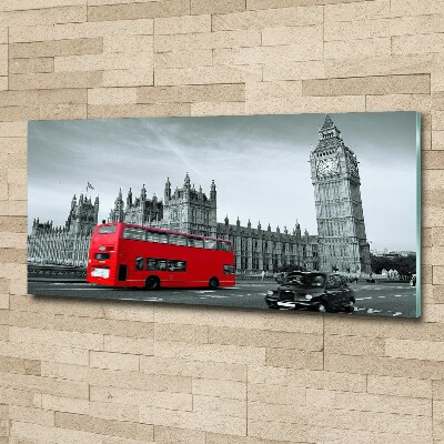 Print on acrylic London bus