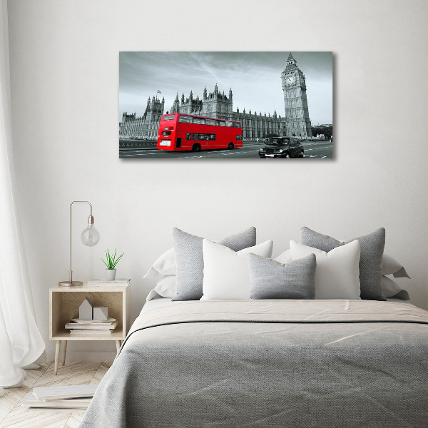 Print on acrylic London bus