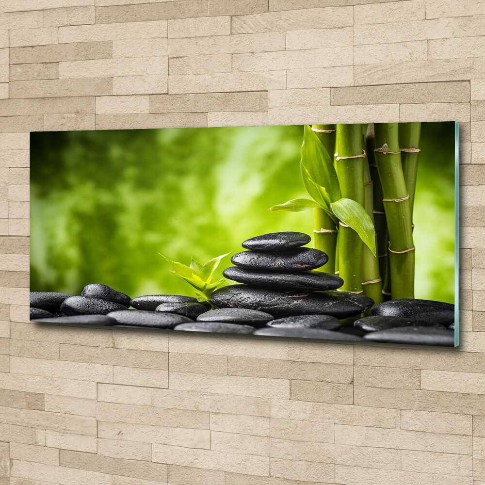 Wall art acrylic Zen stones