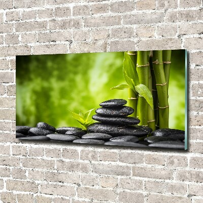 Wall art acrylic Zen stones