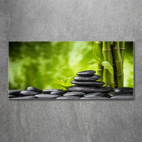 Wall art acrylic Zen stones