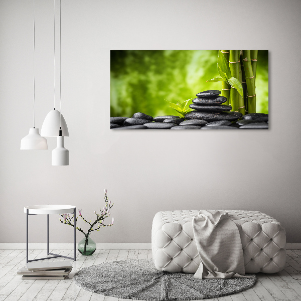 Wall art acrylic Zen stones