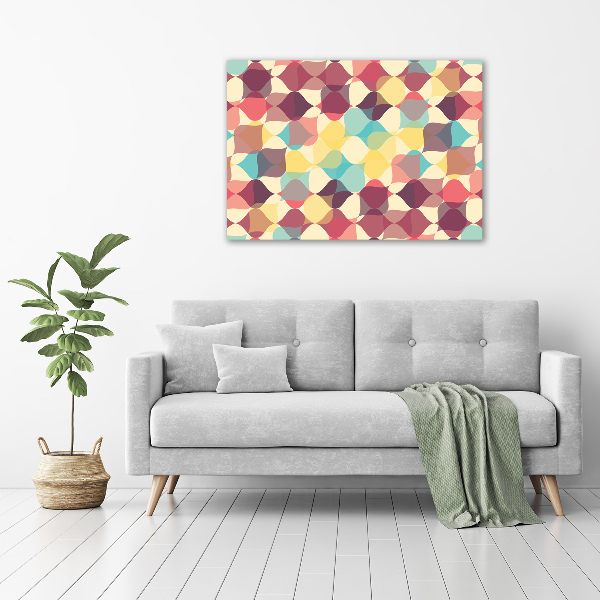 Print on acrylic Geometric background