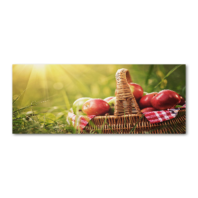 Acrylic wall art Apples in the basket