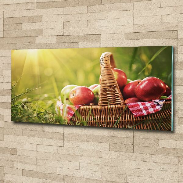 Acrylic wall art Apples in the basket