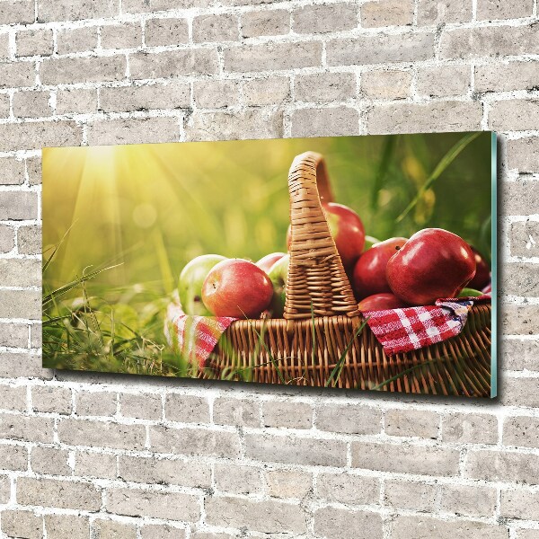 Acrylic wall art Apples in the basket