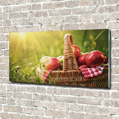 Acrylic wall art Apples in the basket