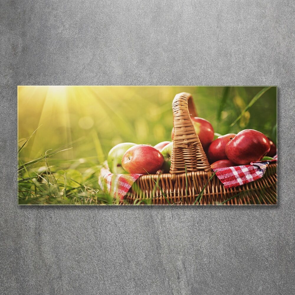 Acrylic wall art Apples in the basket