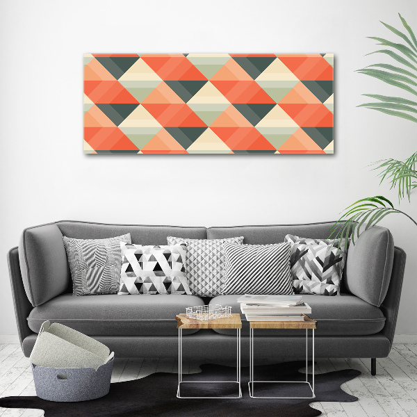 Print on acrylic Geometric background