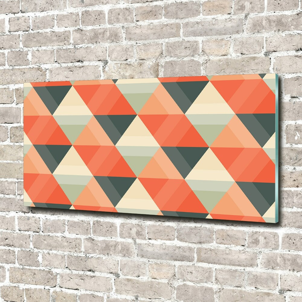 Print on acrylic Geometric background