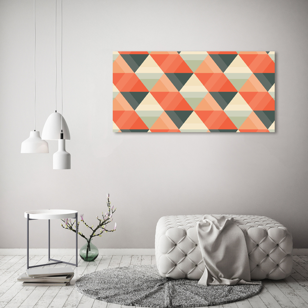 Print on acrylic Geometric background