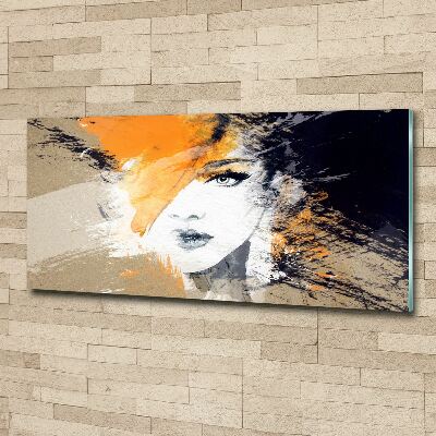 Acrylic wall picture Portrait of a woman