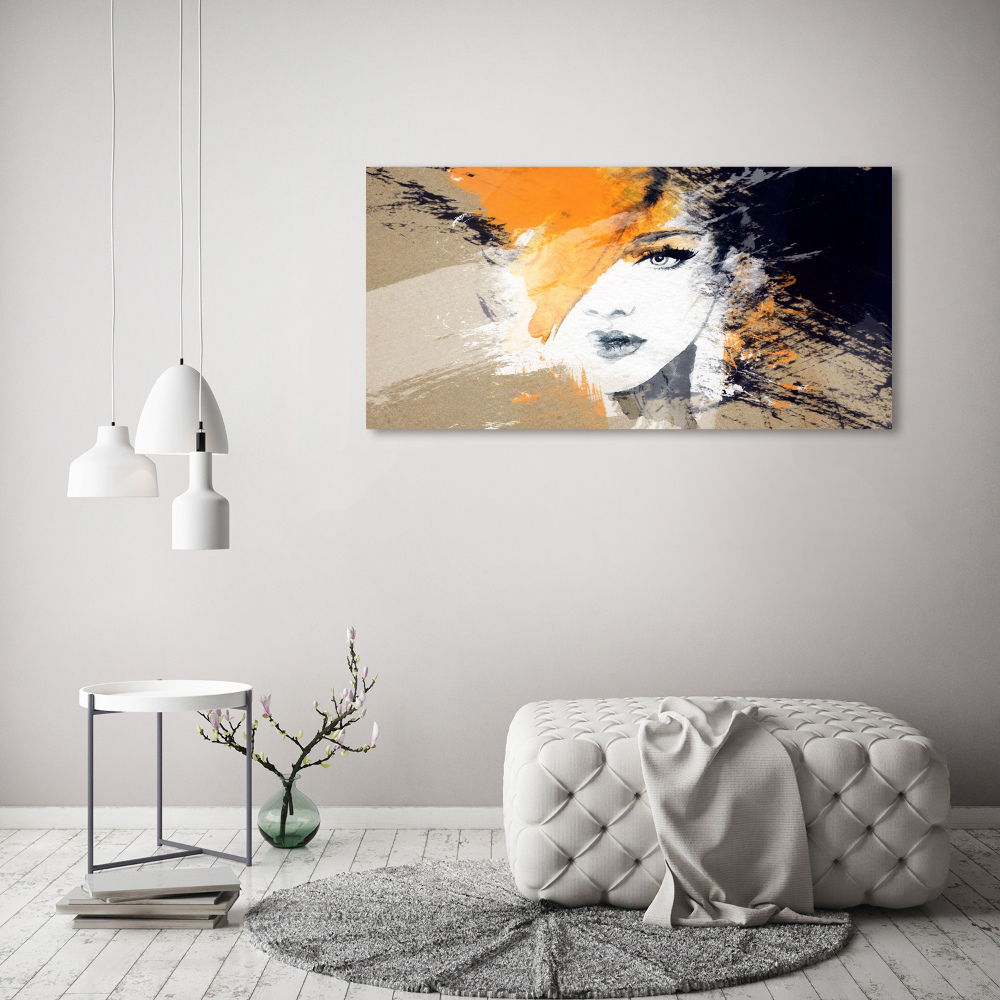 Acrylic wall picture Portrait of a woman