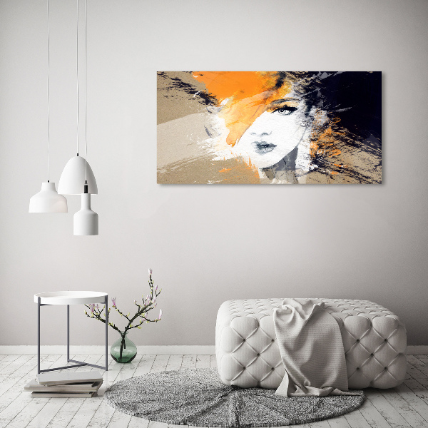 Acrylic wall picture Portrait of a woman