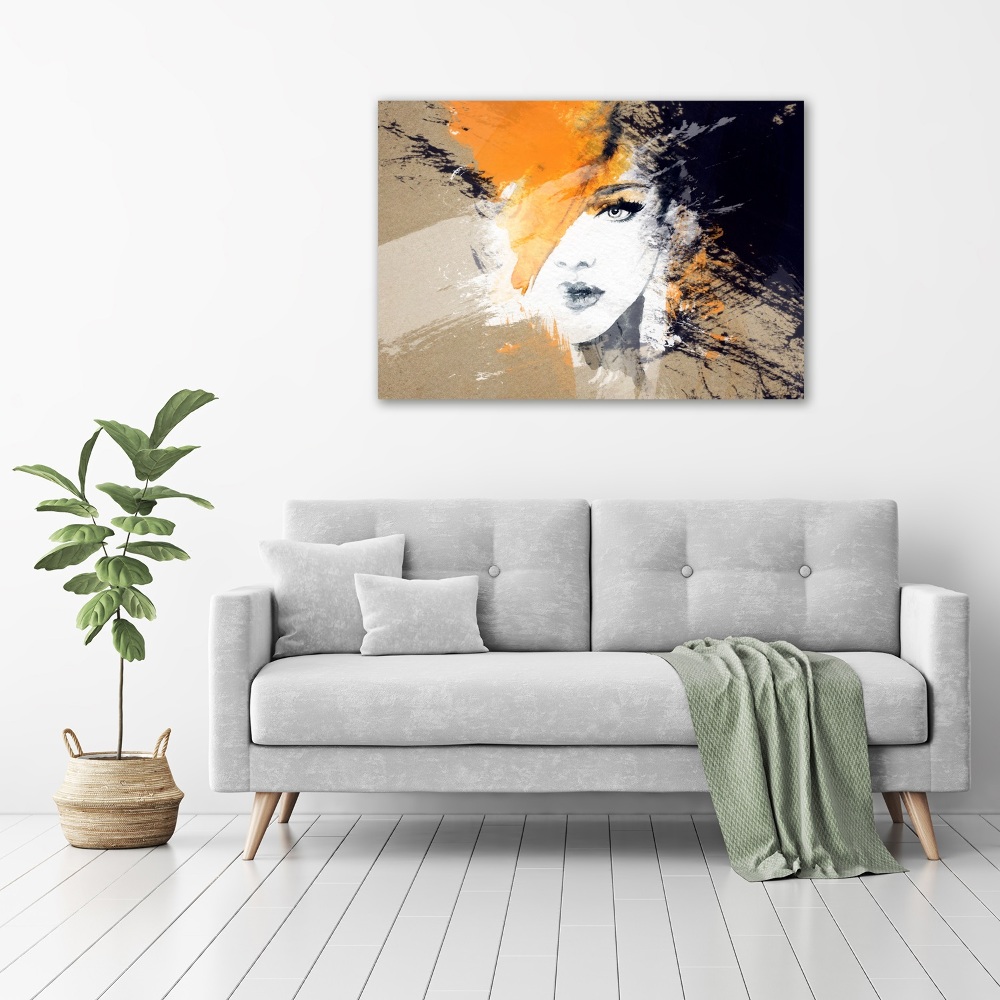 Acrylic wall picture Portrait of a woman