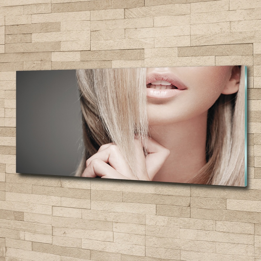 Wall art acrylic Beautiful blonde