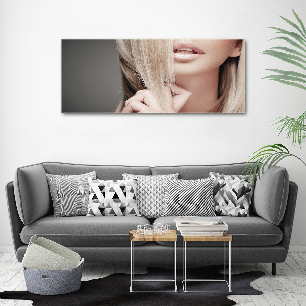 Wall art acrylic Beautiful blonde