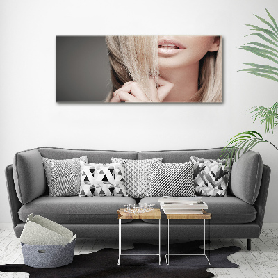 Wall art acrylic Beautiful blonde