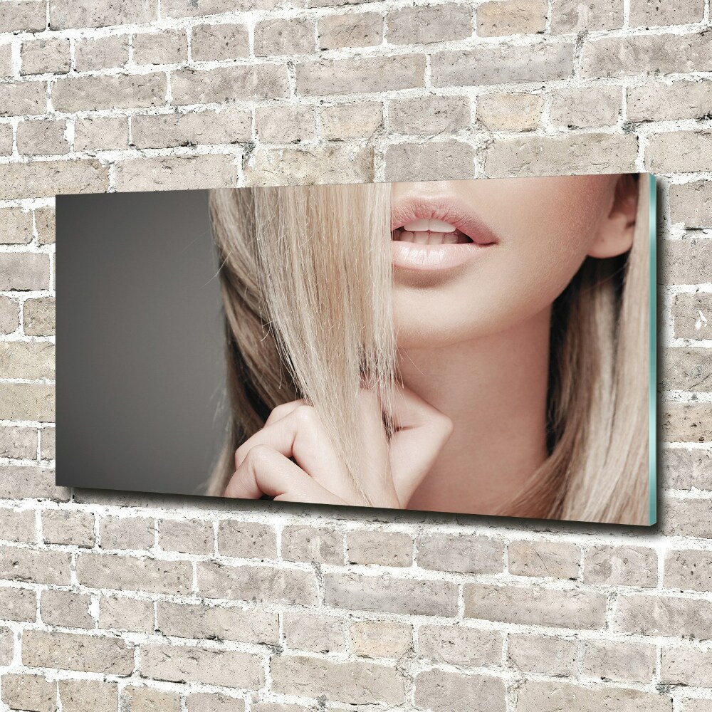 Wall art acrylic Beautiful blonde