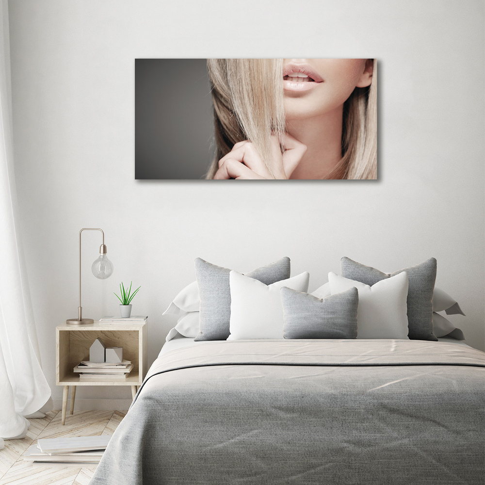 Wall art acrylic Beautiful blonde